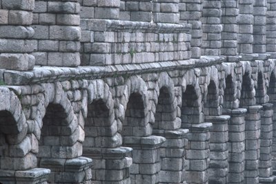 View of the Roman Aqueduct by Roman